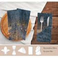 thumbnail image 4 of GZHJMY Winter Forest Christmas Train Cloth Napkins, Set of 1 20 x 20 Inch Soft & Comfortable Polyester Dinner Napkins Decor for House, Restaurant, Holiday, Parties, 4 of 5