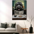 thumbnail image 5 of Black Russian Terrier Dog Canvas Canvas Prints with Your Photos Wall Art for Home Decoration - Memorial Gift for Pet Lovers Dog Moms, 5 of 6
