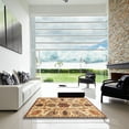 thumbnail image 7 of Ahgly Company Machine Washable Indoor Square Abstract Red Fox Red Area Rugs, 5' Square, 7 of 7
