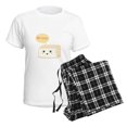 thumbnail image 4 of CafePress - Kawaii Tofu Asking People To Love Tofu Women's Lig - Women's Short Sleeve Print T-Shirt and Pants Light Cotton Pajama Set, 4 of 7