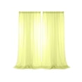 thumbnail image 2 of Dmlowu Sheer Curtains 78 inch Long, Semi-Sheer Lightweight Breathable Pleated Curtains, Blackout Curtains for Living Room Bedroom Home Boho Decor, 2 of 6