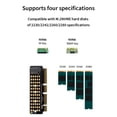 thumbnail image 3 of M2 NVMe Adapter Card M2 SSD NVME to PCIE 4.0 X4 Riser Card Hard Drive Adapter Supports MKEY Adapter for 1U Server, 3 of 8