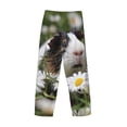 thumbnail image 3 of Lsque Daisy Guinea Pig Print Men's Pajama Pants, Lounge Pant - Comfortable Home Wear,Elastic Waistband, Stylish Design-Large, 3 of 9