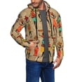 thumbnail image 2 of Honeii Dancing African Women Print Hoodies for Men, Pullover & Full Zip, Breathable Zip up Hoodie, Sweatshirt-Medium, 2 of 5