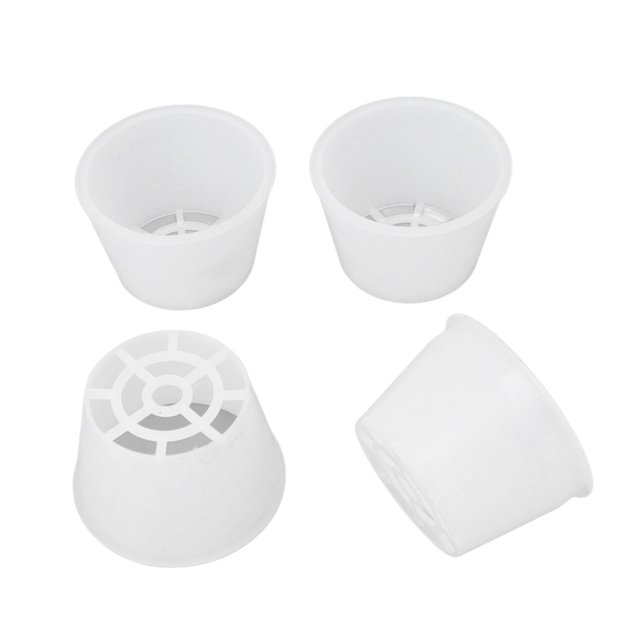 100 Pcs Hydroponic Growing Kit, Hydroponic Sponge Planting Tool Hydroponic Grow Baskets With Sponges Circular Planting Baskets For Greenhouse Small Bud Growth
