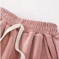 thumbnail image 5 of IFNWSV Boys Sweatpants Double Sided Fleece Lined Thermal Tapered Leg Drawstring Elastic Waist Winter Long Pants Pink 1-2 Years, 5 of 5