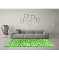 thumbnail image 3 of Ahgly Company Indoor Round Solid Green Modern Area Rugs, 7' Round, 3 of 4