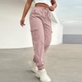 thumbnail image 6 of Women's Lightweight Cargo Pants with Pockets Quick Dry Athletic Travel Hiking Joggers for Casual Golf Camping, 6 of 6