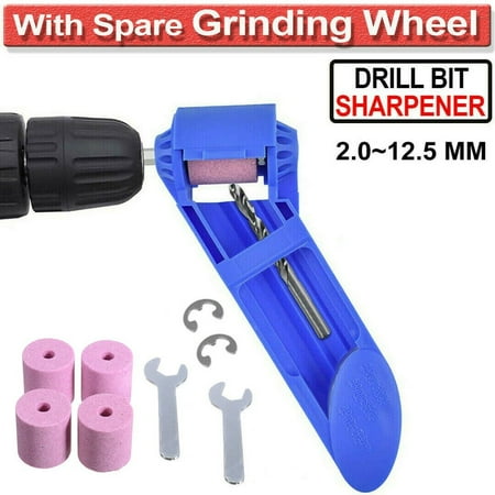 

BAMILL Portable Drill Bit Sharpener Sharpening Tool Corundum Resisting Grinding Wheel