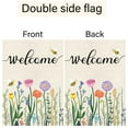 thumbnail image 7 of VOCHIC Welcome Spring Summer Floral Garden Flag 12x18 Double Sided,Bee Spring Garden Yard Flags for Outdoor House Seasonal Decoration (ONLY FLAG), 7 of 7
