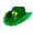 Green N, variant on St Patricks Day Savings! PRETXORVE St Patricks Day Hats with Light St Patrick's Day Green Velvet Top Hat Green St. Patricks Day Party Accessories Green Christmas Tree Topper Hat