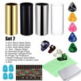 thumbnail image 1 of Glass Metal Slider Assorted Picks Finger Cover Electric Guitar Accessories Set (Set 7), 1 of 7