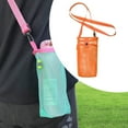 thumbnail image 4 of GARENDE Water Bottle Holder Mesh Beach Bottle Bag for Travel Essentials Orange, 4 of 6