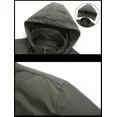 thumbnail image 3 of Chaqueta impermeable de senderismo para hombre, nueva chaqueta deportiva informal de otoño con capucha desmontable, para campo, escalada, viajes, cortavientos fino, 3 of 4