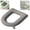 Gray, variant on Waterproof Toilet Seat Cushion,Washable Reusable Padded Toilet Seat for Home Hotel