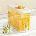 thumbnail image 3 of Beverage Pitcher for Fridge,1 Gallon Beverage Liquid Drink Container with Spigot,2026 Upgraded Gallon Drink Dispenser With Debris Fliter,Water Bucket For Homemade Juice Ice Tea for Fridge, 3 of 7