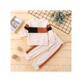thumbnail image 2 of FOCUSNORM Unisex Kids Suit Set, Contrast Color Round Neck Long Sleeve Tops+ Long Pants, 2 of 9