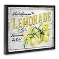 thumbnail image 4 of Stupell Industries Fresh Squeezed Lemonade Food & Beverage Painting Black Floater Framed Canvas Art Print Wall Art, 21 x 17, 4 of 10