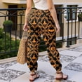 thumbnail image 5 of Women's Wide Leg Lounge Pants Yoga Pajamas Halloweens Comfy Stretch Drawstring Pajamas Sleepwear Pjs Women, 5 of 6