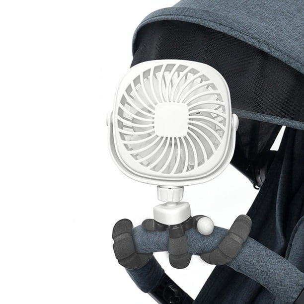 Pulpo Al Aire Libre Ventilador Recargable Usb De Mano Mini Ventilador De Cochecito Con Trípode Flexible Ajustes De 3 Velocidades Ventilador Portátil Para Bicicleta / Cochecito De Bebé Kearding OD013373-00