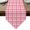 Pink, variant on Vintage Plaid Table Runner Linen Burlap Table Runner 120 Inches Long Navy Blue Farmhouse Checked Stripes Dresser Scarves for Kitchen Island Coffee Dining Room Party Wedding Holiday 13"x120"