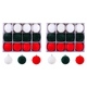 thumbnail image 1 of 12 Bolas Navidad 2 4 Pulgadas Decorativas Terciopelo Adornos para Árboles (F), 1 of 4