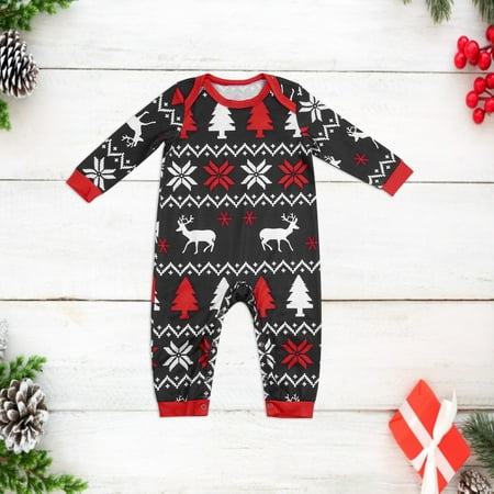 

Parent-Child Kids Outfit Christmas Letter Printed Tops And Pants Clothes Set Family Matching Pajamas Set