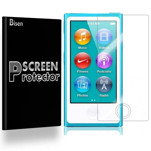 Apple iPod Nano 7 [4-Pack BISEN] Ultra Clear Screen Protector, Anti-Scratch, Anti-Shock