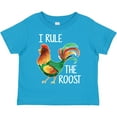 thumbnail image 3 of Inktastic Farmer I Rule the Roost Rooster Boys or Girls Toddler T-Shirt, 3 of 5