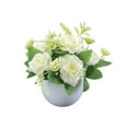 thumbnail image 2 of WZXPWT Decorative Fake Flower, Stylish Simulation Blooms with Realistic Texture, Elegant Indoor Plastic Bouquet, Beautiful Potted Floral Arrangement, 2 of 6