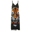 thumbnail image 4 of Tiger Animal Graffiti Fine Art Sleeveless Dress Summer Dress Woman 2025, 4 of 7
