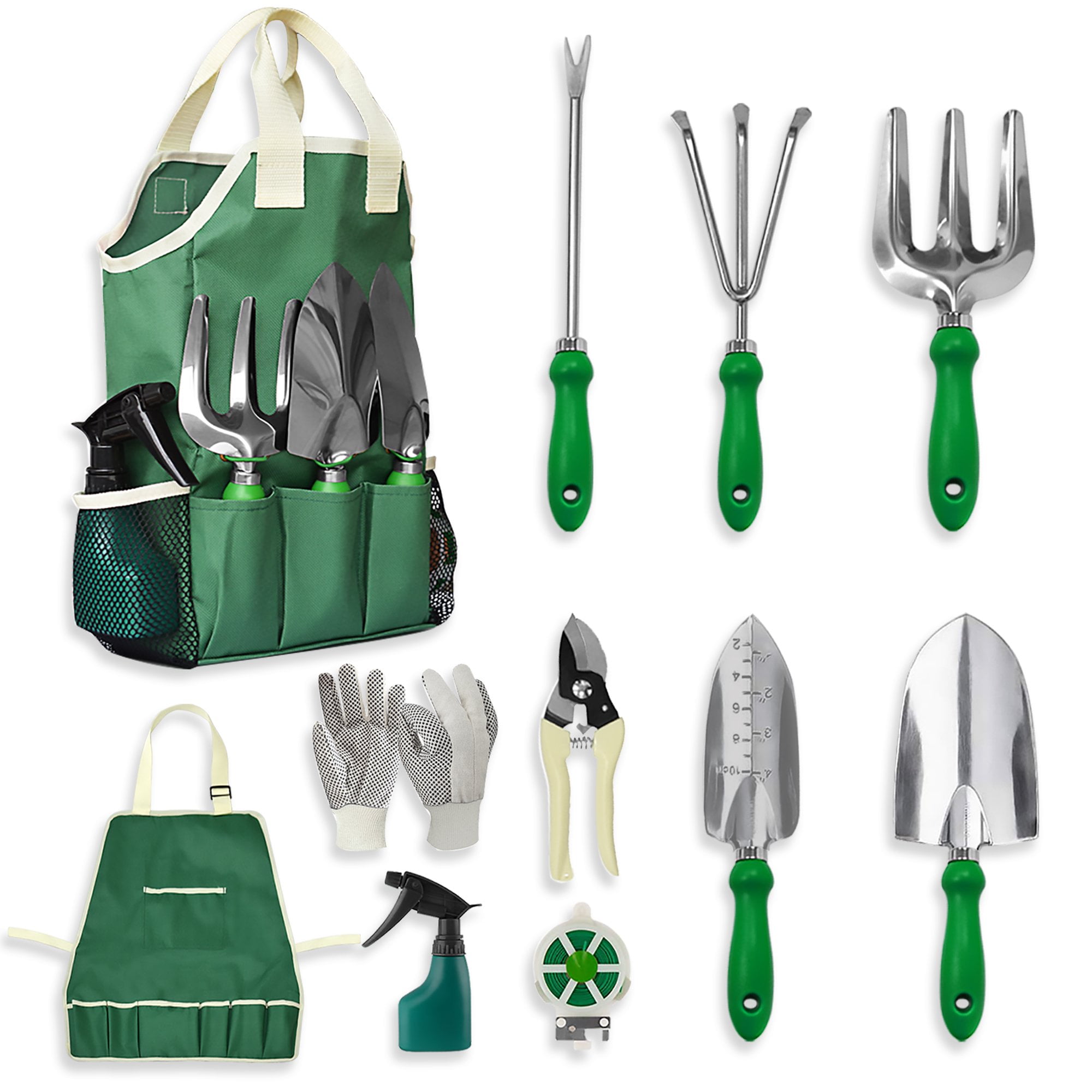 Pruning Shear and 7... Wellmax Garden Tools Set of 12 with Gardening Gloves 