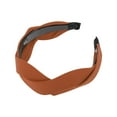 thumbnail image 4 of Unique Bargains 1 Pc Headband Cross Hair Accessories for Women Brown, 4 of 5