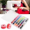 thumbnail image 3 of Bobbin With Sewing Thread, Sewing Bobbins, 36Pcs 36 Grids Boxed Replacement Household Thread Craft For Sewing Machine  Stitch Cotton, 3 of 8