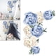 thumbnail image 3 of Flores etiqueta de peonía rosa, calcomanías de pared de flores para el fondo del sofá, sala de , dormitorio, cocina, raciones de Azul Soledad Flores pegatinas de pared, 3 of 8