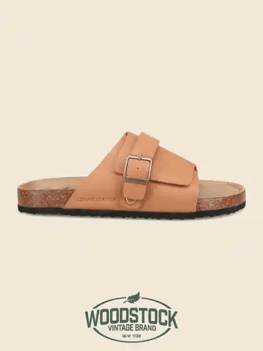 Woodstock Men's Austin Genuine Leather Comfort Sandal