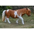 thumbnail image 2 of Hi-Line Gift Shetland Pony 19.5” Brown/White Poly Resin Figurine, 2 of 5