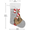 thumbnail image 2 of GZHJMY Christmas Stocking, Personalized Sloth Large Candy Stocking Hanging Gift, Xmas Stockings Decoration 1 PCS for Family Holiday Party Ornaments Decor Fireplace, 2 of 7