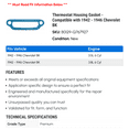 thumbnail image 2 of Thermostat Housing Gasket - Compatible with 1942 - 1946 Chevy BK 1943 1944 1945, 2 of 2
