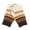Khaki, variant on yievot Women's Winter Touch Screen Gloves Plush Lining Warm Hand Fleece Lined Knit Gloves Print Elastic Cuff Winter Texting Gloves