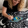 thumbnail image 4 of SUYOLL DIY Coloring Blanket Washable Art Blanket Cozy Home Throw Blanket Ideal For Seasonal Birthday Holiday Gifts And Creative Craft Projects, 4 of 6