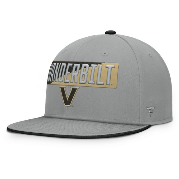 Men's Fanatics Gray Vanderbilt Commodores Duo Snapback Hat