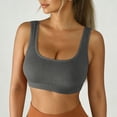 thumbnail image 2 of Nilvkv Bandeau Bra, Strapless Bra, Solid Strapless Seamless Wireless Push Up Anti Slip Basic Gray 32ABC, 2 of 6