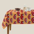 thumbnail image 3 of Wukai Red Cars Waterproof Tablecloth for Kitchen Dining, Fits Square Tables for 2-4 Seats -54"x54", 3 of 7