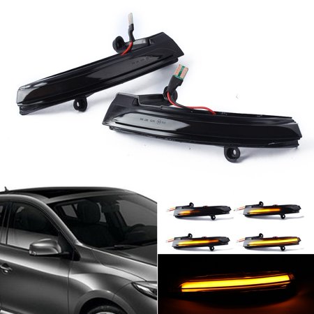 LED Dynamic Mirrors Turn Signal Indicator For For 4 IV 2PCS for Renault