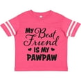 thumbnail image 3 of Inktastic My Best Friend is My Pawpaw with Hearts Boys or Girls Toddler T-Shirt, 3 of 5
