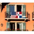 thumbnail image 4 of 3×5 FT Dominican USA Flag, Large 150D America Dominican Outdoor Banner,Double Side Printing Decor For Patio Garden With Brass Gromment, 4 of 5