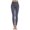 Gray, variant on Yoga Leggings for Women Comfy Leisure Skinny Yoga Leggings Stretch Elastic High Waist 7/8 Length Trousers Solid Leggings for Ladies Seamless Beach Blue