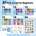 thumbnail image 2 of Set de Arte KIDDYCOLOR 87 piezas Suministros para Dibujo Infantil, 2 of 7
