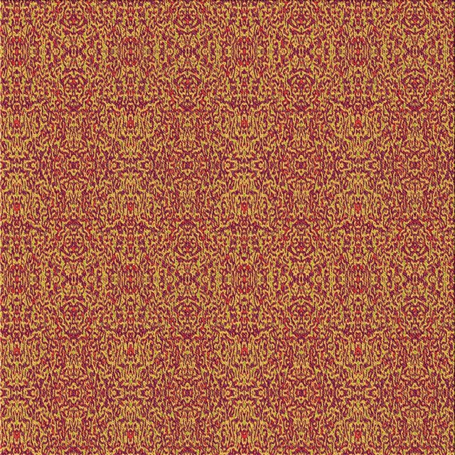 Ahgly Company Tapis d'Intérieur Lavable en Machine Carré Rouge Transitionnel, 5 Pieds Carré